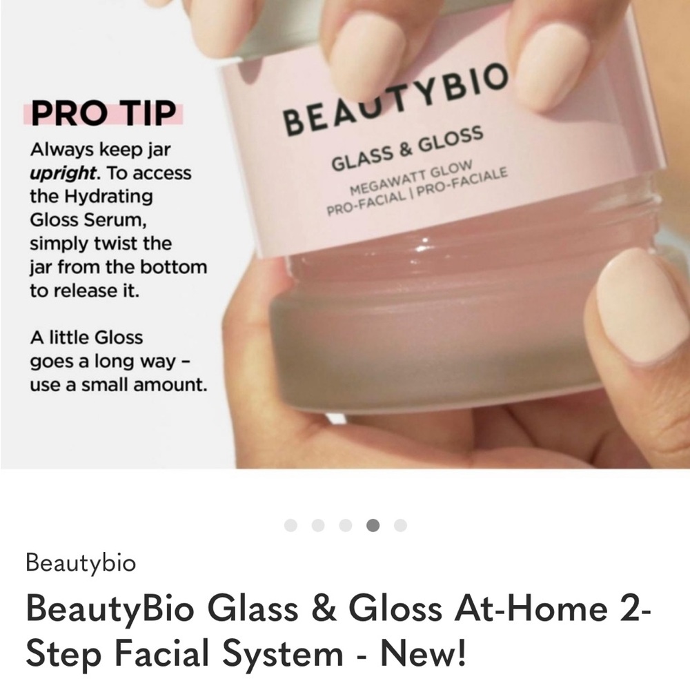 BeautyBio Glass & Gloss Skincare Cleanser - Pink - Picture 3 of 3